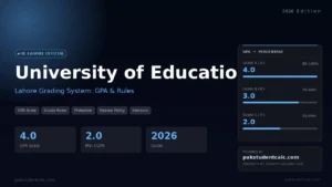 ue lahore grading